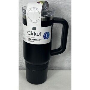 Cirkul 30oz StrawSip Tumbler Double Wall Insulated Travel Carbonite NEW